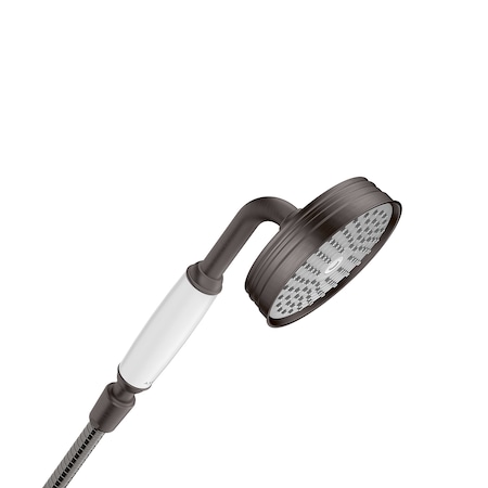 Axor Montreux Handshower 100 1-Jet, 2.5 GPM in Brushed Black Chrome 16320341