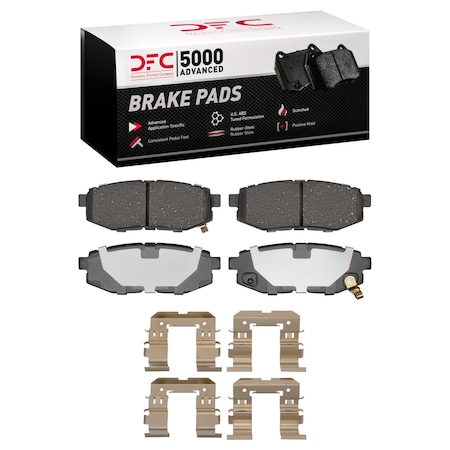 Dfc 5000 Advanced Disc Brake Pad Set,  1551-1124-01