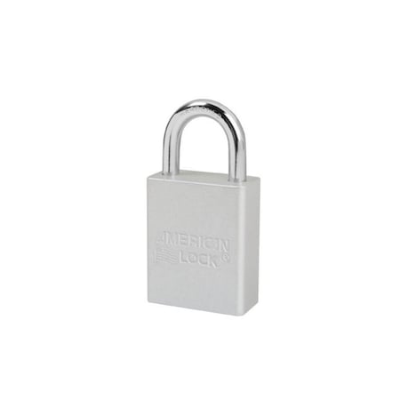 American Lock Keyed Aluminum Safety Padlock with 1.5 in. Shackle, Clear 045-S1106CLR