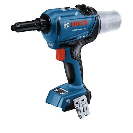 Bosch Rivet Tool, 0.96875 in L, 18 V DC GRG18V-3600CN