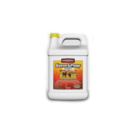 Gordons Horse and Pony Insect Spray, Liquid, Amber, Perfumed, 1 gal 9671072