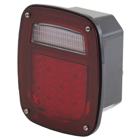 Grote Red Lens Black Housing LED White Bulb Single G5092-5