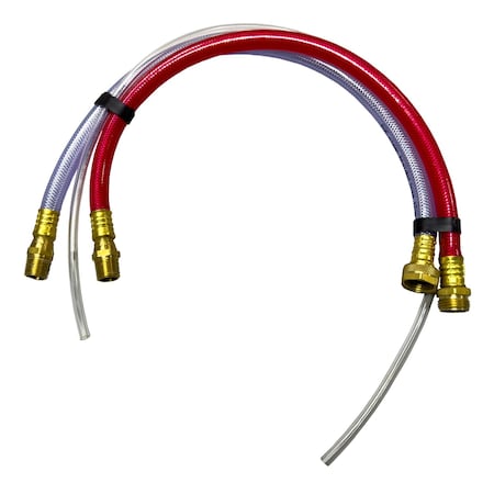 Kwikool Water Line Set, 50ft L, 3" H, 6" W KK-WHOSE34-50