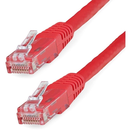 Startech.Com 100ft CAT6 Ethernet Cable Red Cat 6 PoE C6PATCH100RD