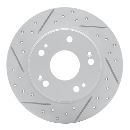 Dynamic Friction Co DFC Geoperformance Rotor - Drilled and Slotted 830-59029L