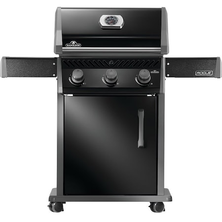 Napoleon Rogue 425 Series Gas Grill, 42,000 Btu/hr BTU, Propane, 3-Burner, 425 sq-in Primary Cooking Surface R425PK-2