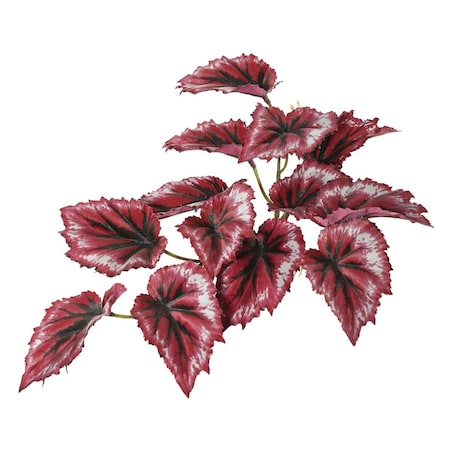 Vickerman 12 in. Begonia Hanging Bush Vase, Red, 3PK FB170701-3