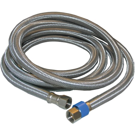 Westlake Pipe & Fittings 3/8 In.Cx3/8 In.Cx96'' L Braided SS Flex Line Appliance Water Connector 10-0996