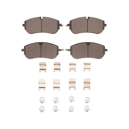 Dynamic Friction Co DFC EURO 5000  Ceramic Pad and Hardware Kit 1600-2416-01