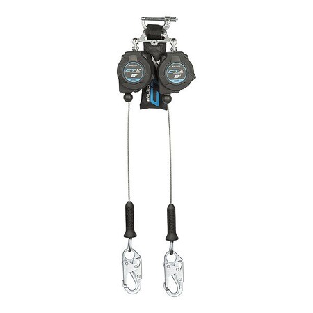 Falltech Self-Retracting Lifeline, Steel, 310lb, 8ft 83208TP1