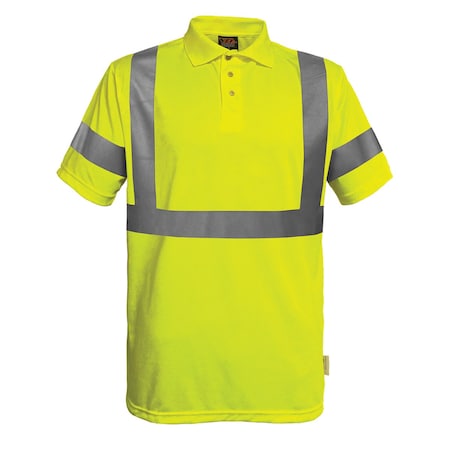 Reflective Apparel ANSI Type R Class 3 Short Sleeve Polo Shirt 304ST-LM-XL