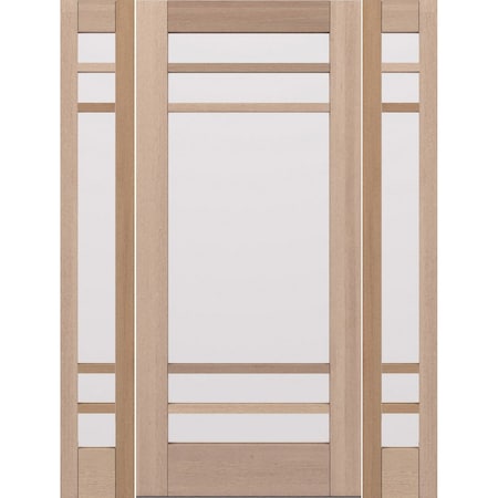 Doornmore G10502, 65.25" x 82" ( 36" Door + 2x12" Side) Right Hand, Mahogany SDL 5 Lite Exterior Door G10502-SW-3680-G10502-SL_1-2_RI