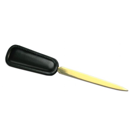 Dacasso 9.5in. x 1.875in. x 0.75in. Leather Letter Opener A1027