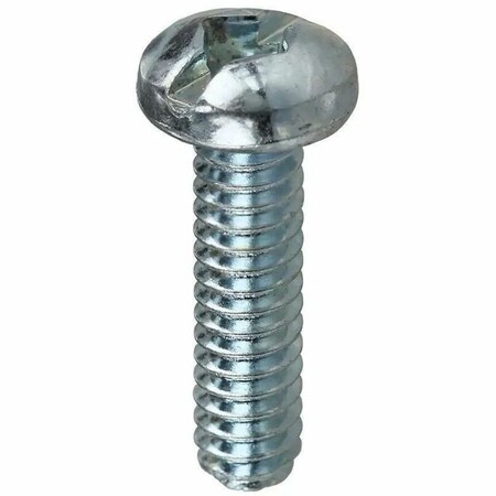 Dottie #10-24 x 1 in Combination Slotted/Square Round Machine Screw, Zinc Plated Carbon Steel, 100 PK RMDS10241