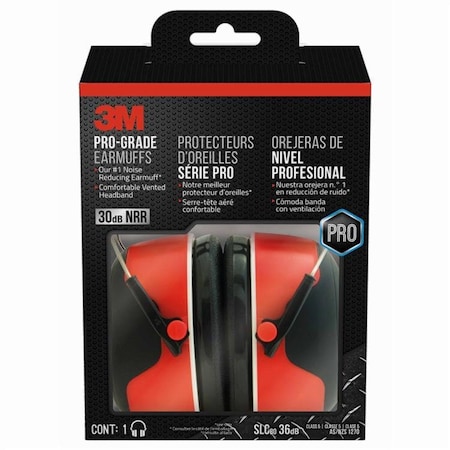 3M 90565-4DC-PS Pro-Grade Earmuffs TS01-GR