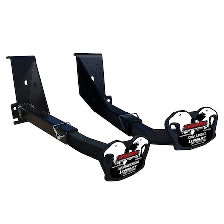 Torklift TIE DOWNS Frame Mount No Drilling Required Powder Coated Black Aluminum Set Of 2 F3008A