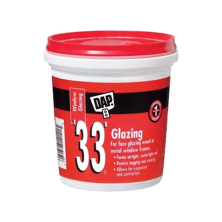 Dap Window Gazing, Paste, Slight, White, 1 pt Tub 7079812121