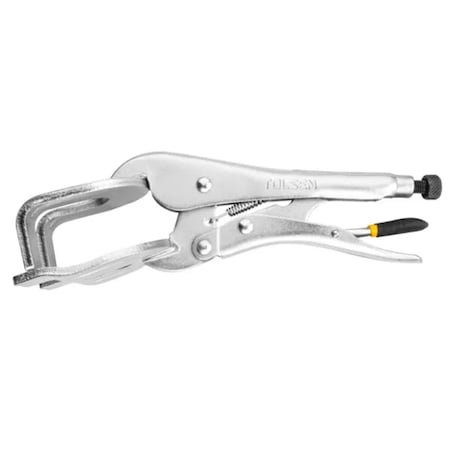 Tolsen 9-inch U-Shaped Jaws Adjustable Locking Holding Welding Clamp Pliers 10057