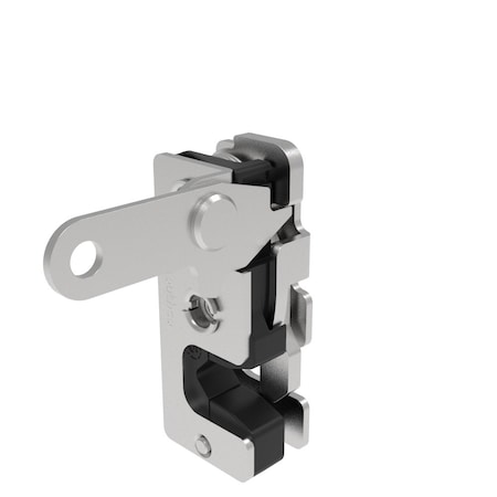 Southco Rotary Push To Close Latch, Small Size, Single Stage, with Integrated Bumper R4-10-21-105-20