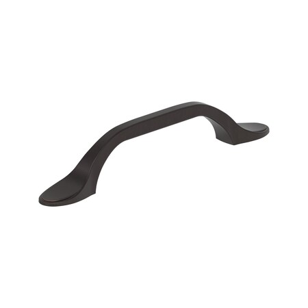 Amerock Ravino 3-3/4 inch (96mm) Center-to-Center Oil-Rubbed Bronze Cabinet Pull, 10PK 10VMP21936ORB
