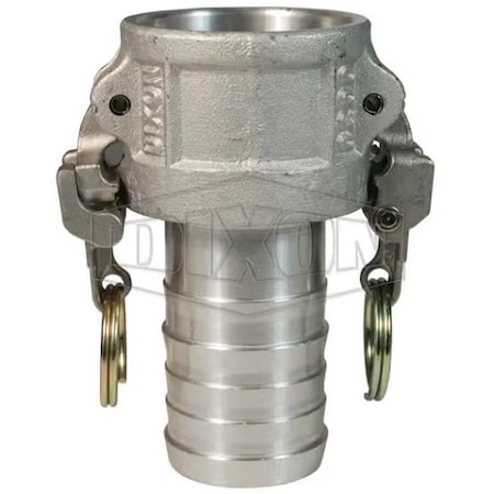 Dixon EZ Boss-Lock Type-C Cam and Groove Reducing Coupler, 8 in Nominal, Female Coupler x Hose Shank End AC800EZ