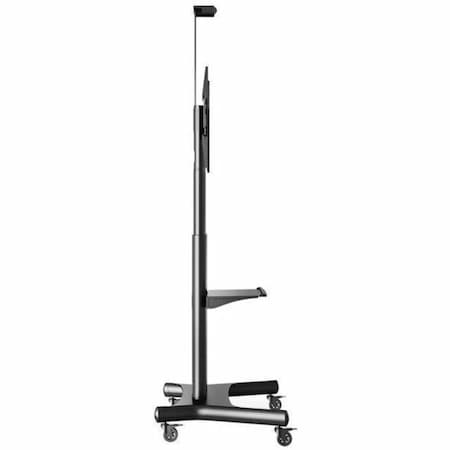 Atdec X-Large range TV/AV cart, supports displays 50 to 80 & 165 lbs, for mounting XL heavy AD-TVC-75
