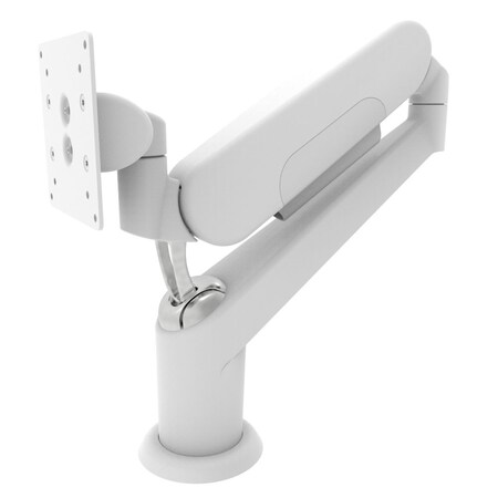 Southco Display Mount, Height Adjusting, Double Arm, Aluminum Alloy, Powder Coat, White AV-D32-61WC131-76