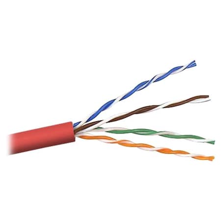 Belkin Fastcat-Network Cable-Bare Wire-Bare Wire-1000 Ft-( Cat 6 )-Red A7J704-1000-RED