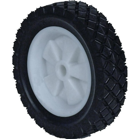 Martin Wheel Lawn Mower Wheel, Semi-Pneumatic, Plastic/Rubber 715P-OF
