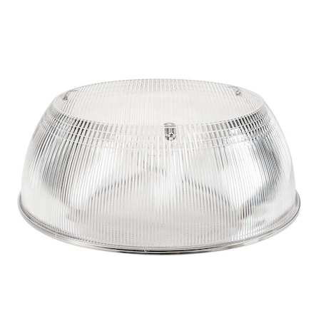 Keystone Clear Polycarbonate Dome Reflector kit for 100W and 150W KT-RHLED /G2 fixtures, 90deg beam angle. In KT-RHLED-CL90-1-KIT /G2