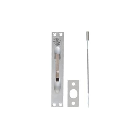 Trimco UL Manual Flush Bolt Metal Door with 12in Extension Rod, 626/US26D Satin Chrome 3917-12.626