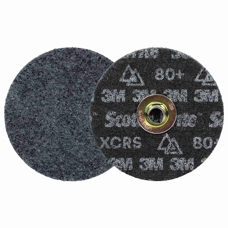 3M Precision Quick-Change Disc, 80 Grit, PK50 7100358892