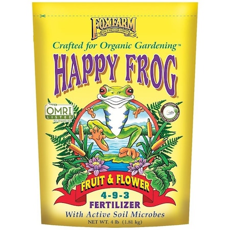 Happy Frog FX500527 Fruit and Flower Fertilizer, 4 lb HFFNF4