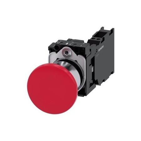 Siemens Mushroom pushbutton 22 mm 3SU1150-1BA20-3FA0
