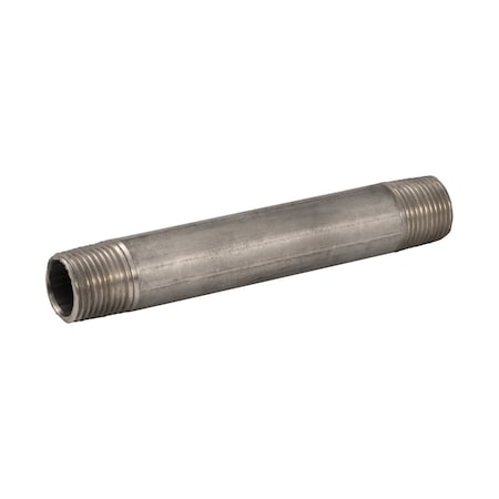 Proline Series Stainless Steel 3/8-in MIP x 4-in Sch40 Nipple SN-791