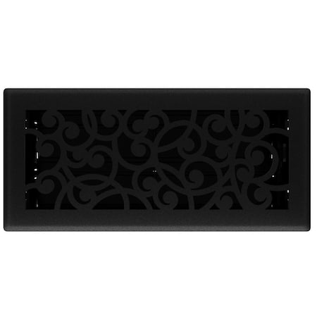 Imperial Floor Register, Polystyrene, Black Iron RG3459