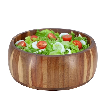 Megachef Acacia Wood Salad Bowl and Serving Spoons 750122151M
