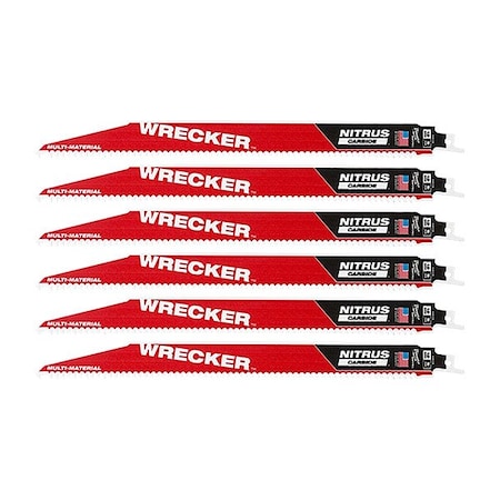Milwaukee Tool 12 in x 6 TPI Reciprocating Saw Blade Combo Pack 48-00-5373, 48-00-5373