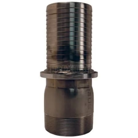 Dixon LP Boss Stem, 4 in, MNPT x Hose Shank, Stainless Steel RLP46