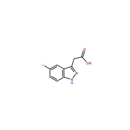 Ak Scientific (5-Fluoro-1H-indazol-3-yl)-acetic acid (250mg), CAS 885271-22-7 4317AH-250mg