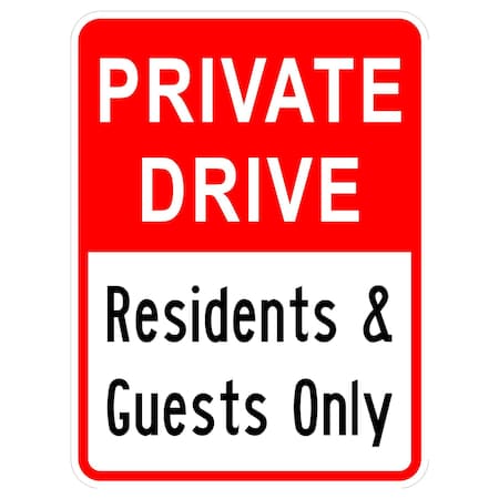 Sign Solutions Usa Security & Access Sign, 18 in Width, Aluminum Sign, Horizontal Rectangle DCS12HWT1824CUS00222