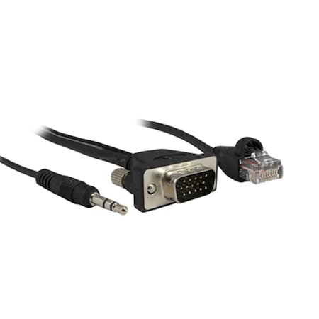 Livewire MVGA15P-P-3HR-AL Pro AV-IT Series Micro VGA Male to Male with Audio and LAN Cable 3 ft. LI753772