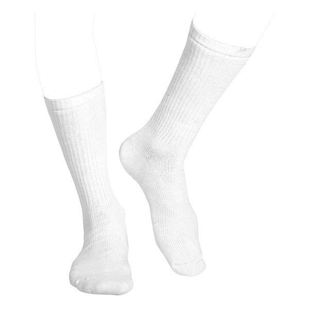 Heelbo Diabetic Crew Socks, White, PR 630-6562-0013