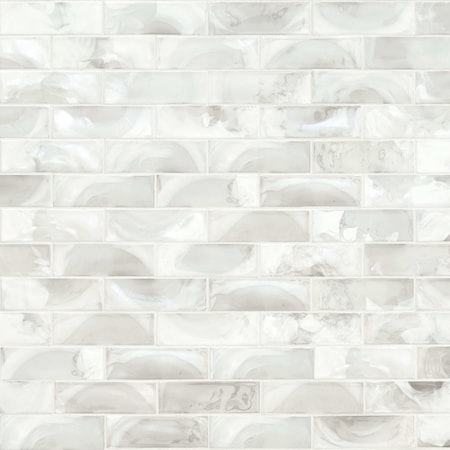 Msi Pearla 2 In. X 6 In.Glass Subway Mosaic Wall Tile, 15PK ZOR-MD-0396