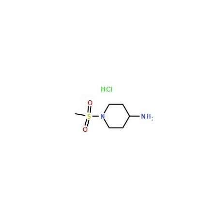 Ak Scientific 1-(Methylsulfonyl)piperidin-4-amine hydrochloride (5g), CAS 651057-01-1 W7645-5g