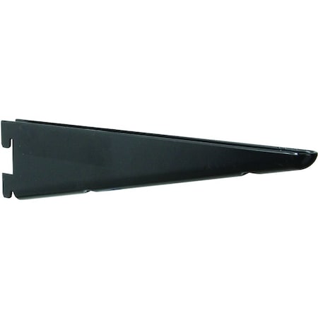 Knape & Vogt 182 Series Shelf Bracket, 9-1/4 in L, 1.88 in H, Steel 182 BLK 9