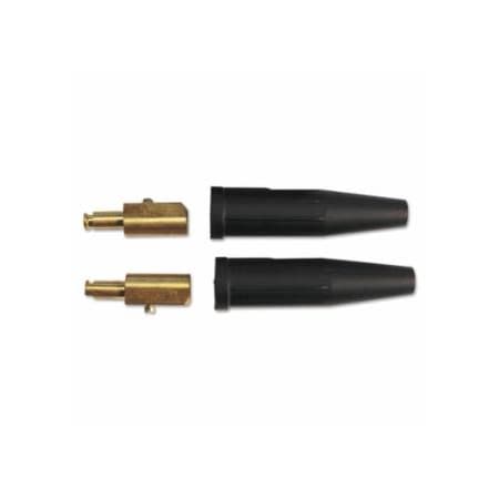 Best Welds Cable Connector, LC10 Male, Ball Point Connection, #4 AWG to #1 AWG Cable Capacity, 2PK 900-LC-10-M