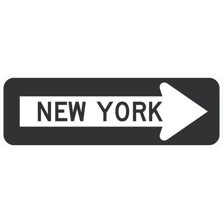 Lyle New York >, 24x8, Non-Reflective, White G-14528-NA_24x8