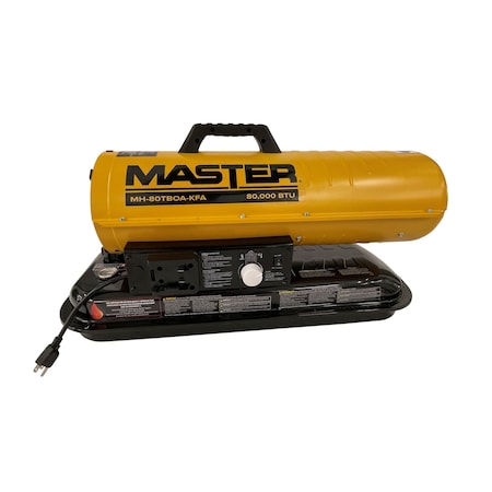 Master Portable Oil and Kerosene Torpedo Heater MH-80TBOA-KFA