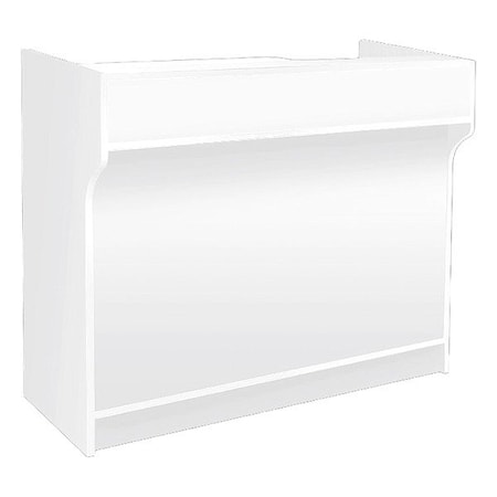 Specialty Store Services Retail Counter, White, 42 in H, 72 in W 3439W